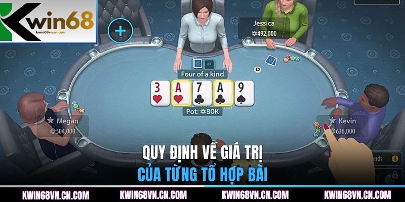 Quy định về giá trị của từng tổ hợp bài